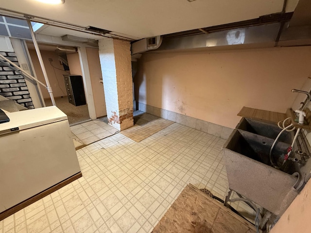 304 6th Ave, Edgemont, SD 57735 - view of finished basement