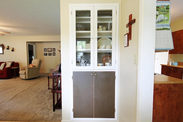 1033 Boulevard St, Sturgis, SD 57785 - bar featuring carpet and ceiling fan