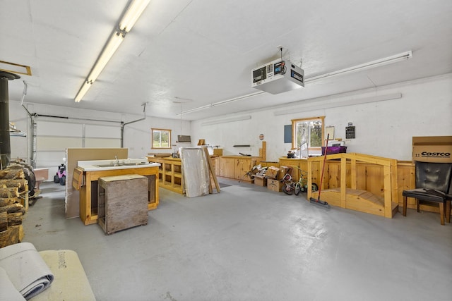 25370 S Lightning Creek Rd, Custer, SD 57730 - garage with a workshop area and a heating unit