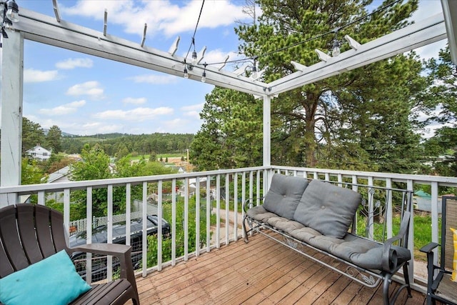 824 W Mcclellan St, Lead, SD 57754 - view of wooden terrace