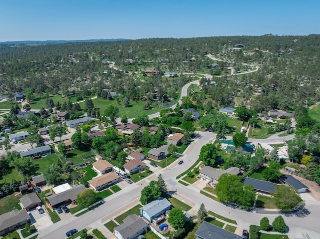 4902 Baldwin St, Rapid City, SD 57702 - aerial view of residential area featuring a heavily wooded area