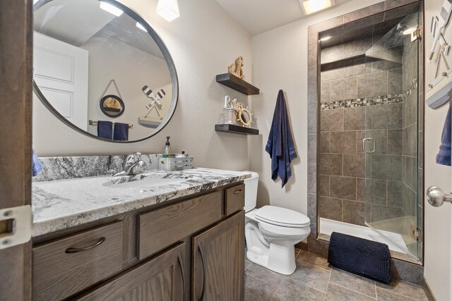6315 Dunsmore Rd, Rapid City, SD 57702 - bathroom featuring vanity and a shower stall