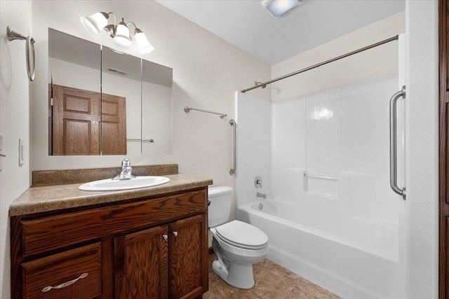 1233 Silverbrook Ln, Spearfish, SD 57783 - full bathroom featuring vanity, washtub / shower combination, and tile patterned flooring