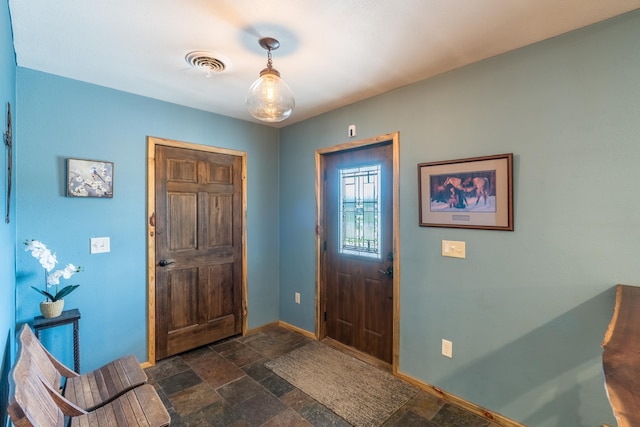 627 W Mt Rushmore Rd, Custer, SD 57730 - foyer entrance with stone tile flooring