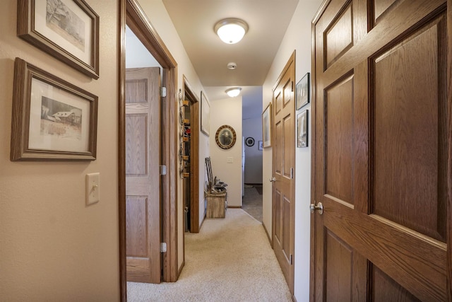 1205 Silverbrook Ln, Spearfish, SD 57783 - hallway featuring light carpet