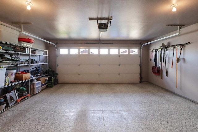 1205 Silverbrook Ln, Spearfish, SD 57783 - garage featuring a garage door opener