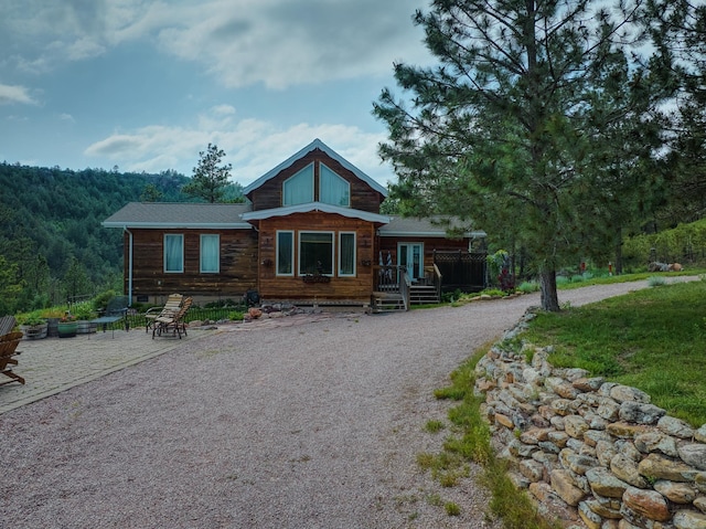 12817 Echo Rd, Hot Springs, SD 57747 - view of front of home featuring a view of trees