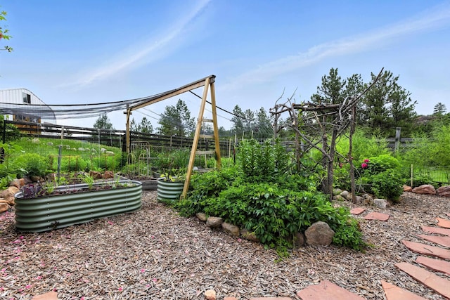 12817 Echo Rd, Hot Springs, SD 57747 - view of yard with a garden
