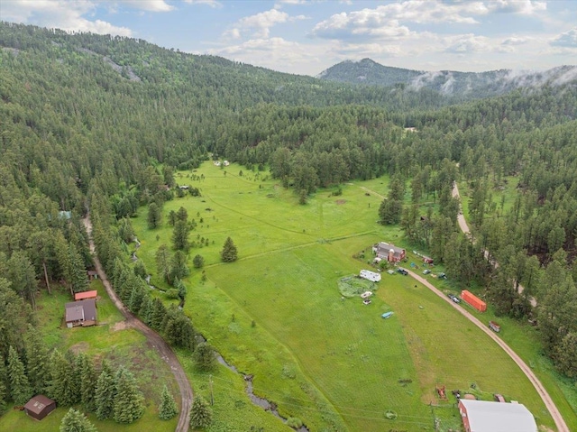 12425 Misty Ln, Nemo, SD 57759 - aerial view of a forest and a mountain backdrop