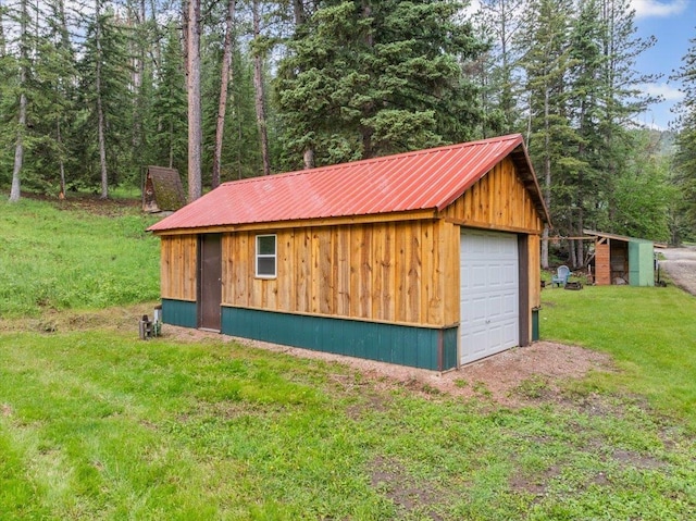 12425 Misty Ln, Nemo, SD 57759 - view of outbuilding with a forest view