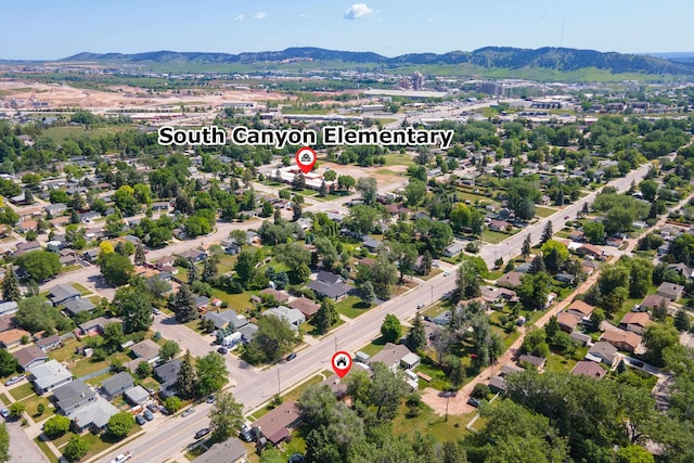 4103 W Main St, Rapid City, SD 57702 - drone / aerial view of mountains