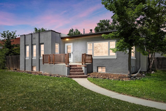 803 W St, Rapid City, SD 57701 - view of front of home with stucco siding