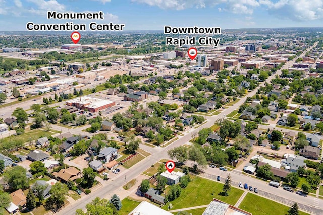 803 W St, Rapid City, SD 57701 - drone / aerial view