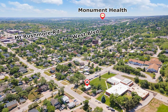 803 W St, Rapid City, SD 57701 - bird's eye view