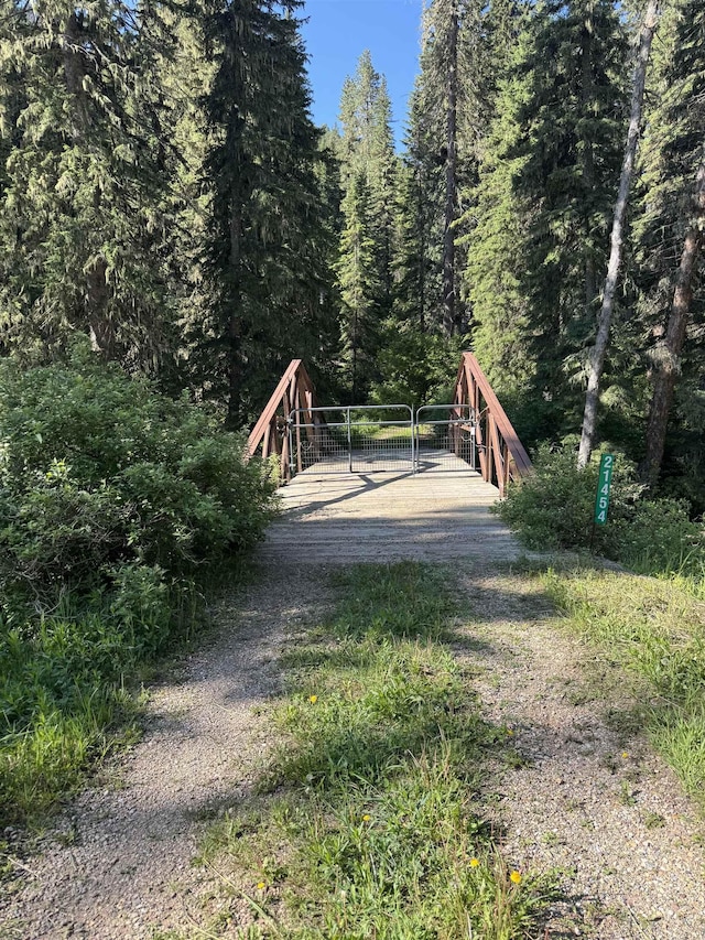 21454 US Highway 85, Lead, SD 57754 - gate with a forest view