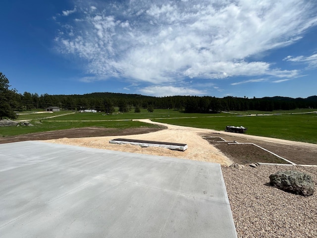 25809 Sidney Trl, Custer, SD 57730 - view of home's community with a wooded view and a yard