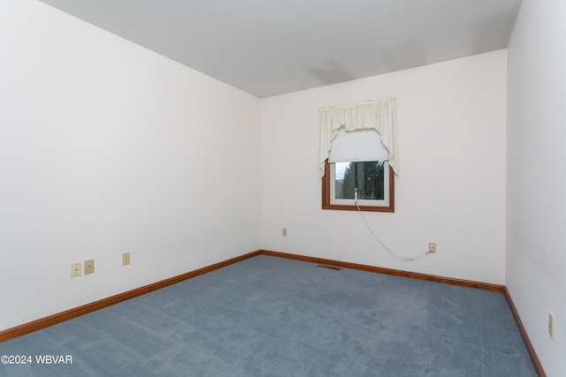 empty room with carpet floors