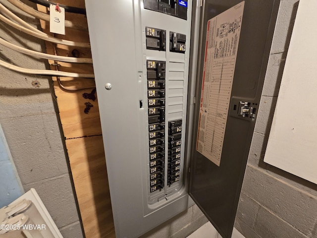 utilities with electric panel