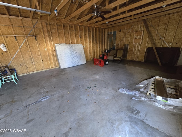 miscellaneous room featuring concrete floors