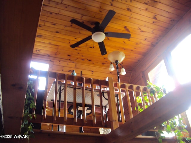 70 Berry Ln, Mill Hall, PA 17751 - detailed view of a ceiling fan and wooden ceiling