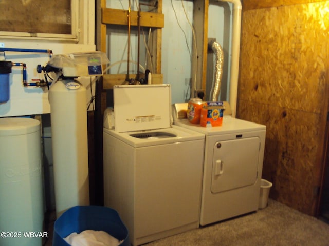 70 Berry Ln, Mill Hall, PA 17751 - washroom with independent washer and dryer and carpet