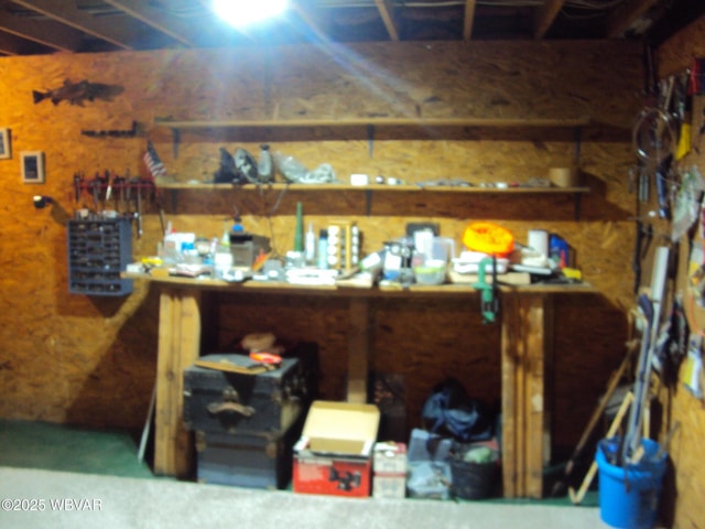70 Berry Ln, Mill Hall, PA 17751 - below grade area featuring a workshop area