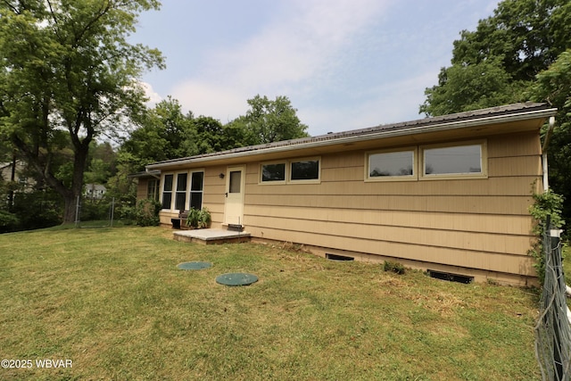 1964 Poco Farm Rd, Williamsport, PA 17701 - rear view of property with a yard