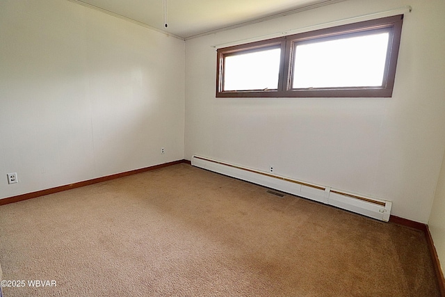 1964 Poco Farm Rd, Williamsport, PA 17701 - carpeted empty room featuring baseboard heating and baseboards