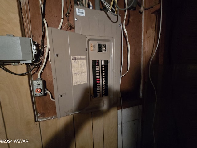 utility room featuring electric panel