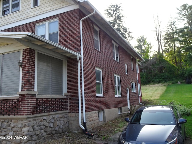 5047 Blockhouse Rd, Liberty, PA 16930 - view of side of home featuring brick siding