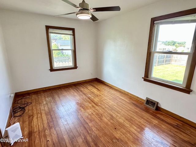 1420 Richards Ave, Williamsport, PA 17701 - spare room with light wood-type flooring and ceiling fan