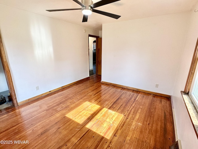 1420 Richards Ave, Williamsport, PA 17701 - unfurnished room featuring hardwood / wood-style floors and ceiling fan