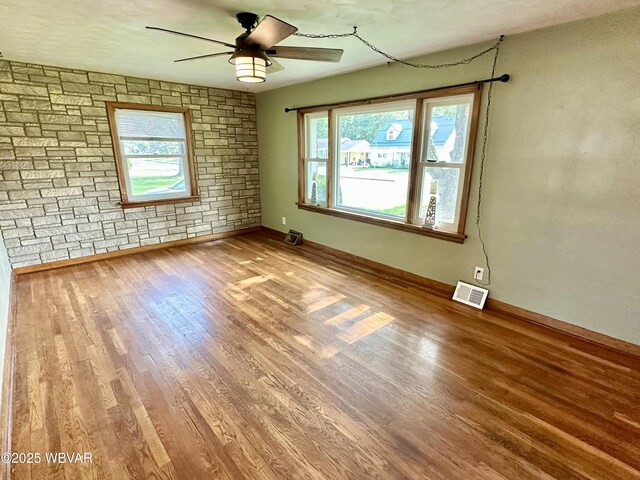 1420 Richards Ave, Williamsport, PA 17701 - unfurnished room featuring wood finished floors and ceiling fan