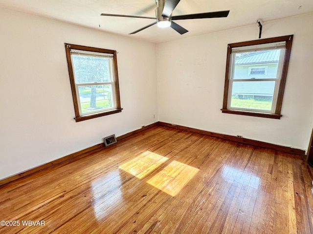 1420 Richards Ave, Williamsport, PA 17701 - empty room featuring hardwood / wood-style floors and ceiling fan