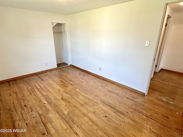 1420 Richards Ave, Williamsport, PA 17701 - unfurnished bedroom with light wood-type flooring and a closet