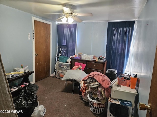 225 Pickwick St, Mill Hall, PA 17751 - carpeted bedroom with ceiling fan