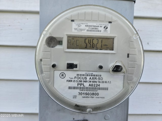 225 Pickwick St, Mill Hall, PA 17751 - exterior details featuring electric meter