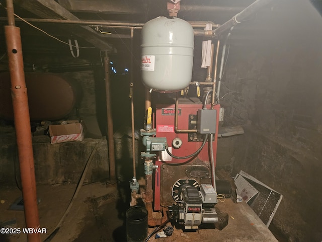 225 Pickwick St, Mill Hall, PA 17751 - utility room featuring a heating unit
