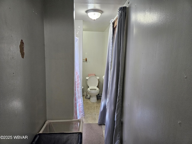 225 Pickwick St, Mill Hall, PA 17751 - bathroom featuring toilet and tile patterned floors