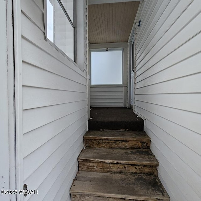 view of staircase