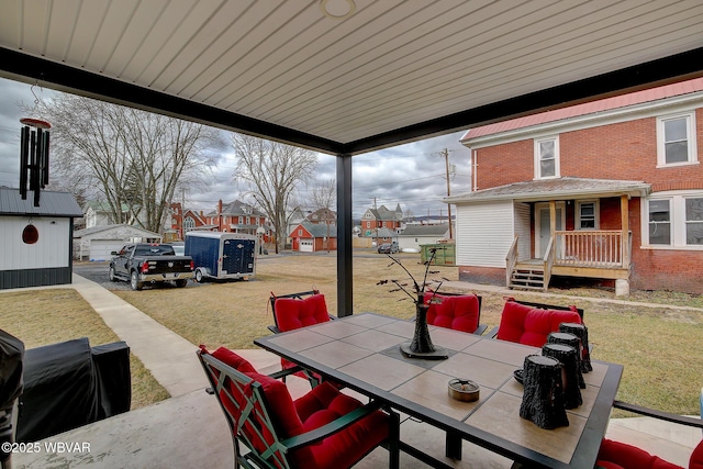 view of patio / terrace with outdoor dining area