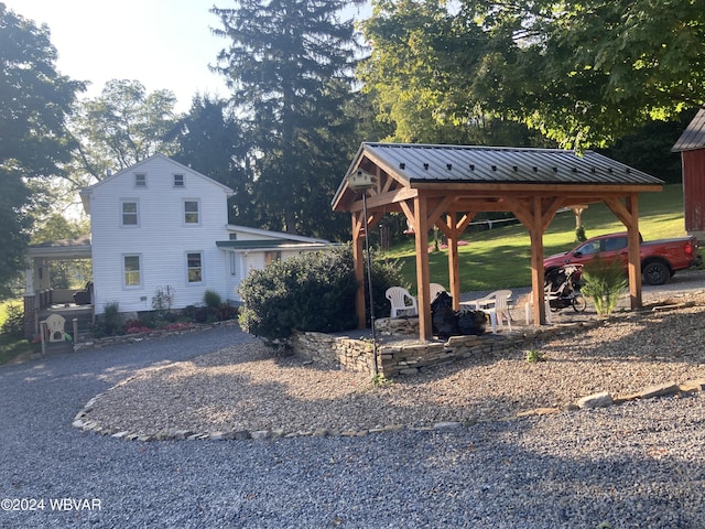 view of property's community featuring a gazebo