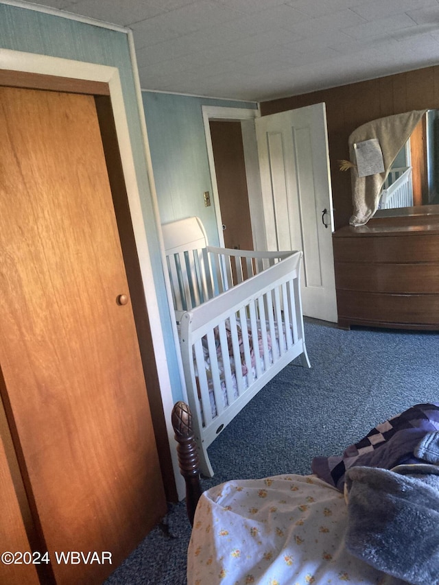 bedroom with carpet floors