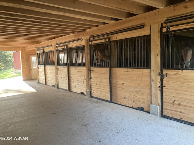 view of stable