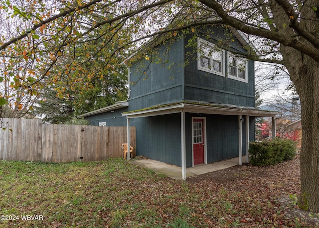 view of side of home