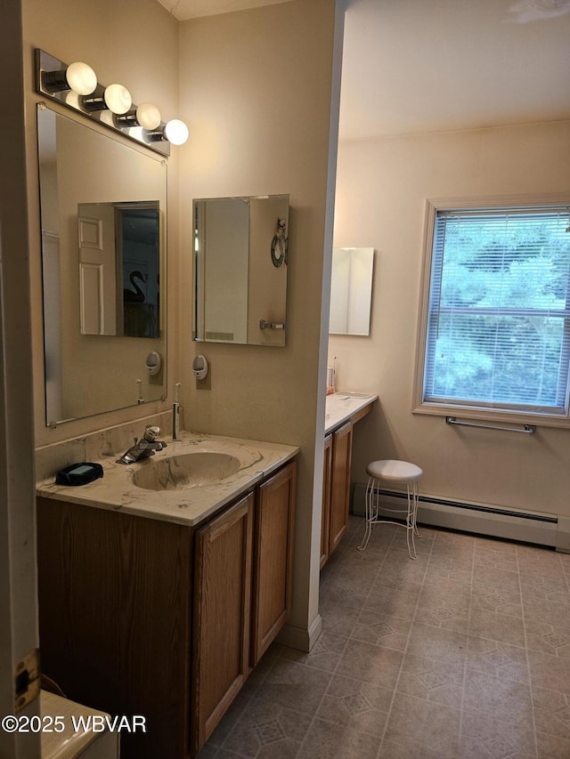 11 Mikes Peak Ln, Lock Haven, PA 17745 - bathroom featuring vanity and a baseboard heating unit