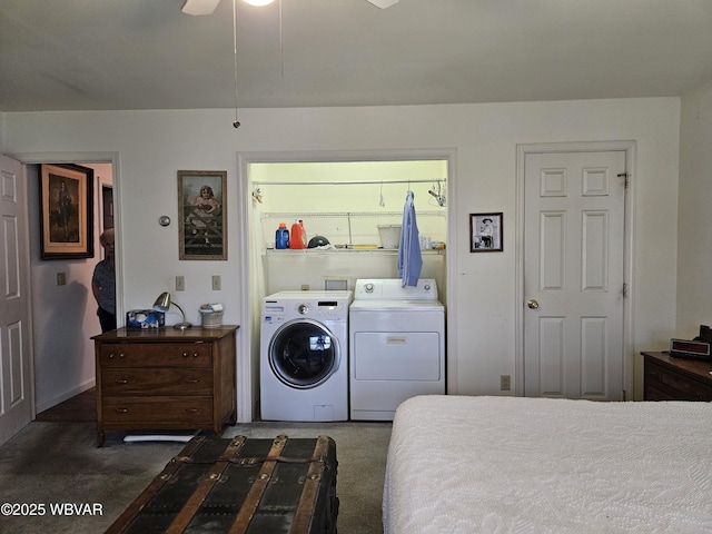 11 Mikes Peak Ln, Lock Haven, PA 17745 - bedroom with separate washer and dryer and carpet flooring