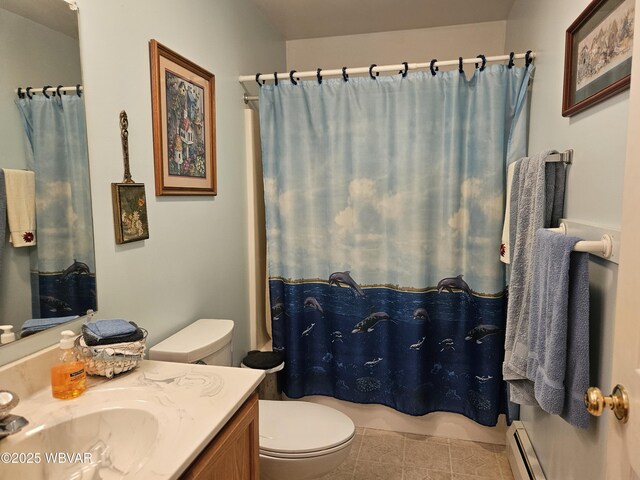 11 Mikes Peak Ln, Lock Haven, PA 17745 - full bathroom featuring vanity, tile patterned floors, and shower / tub combo
