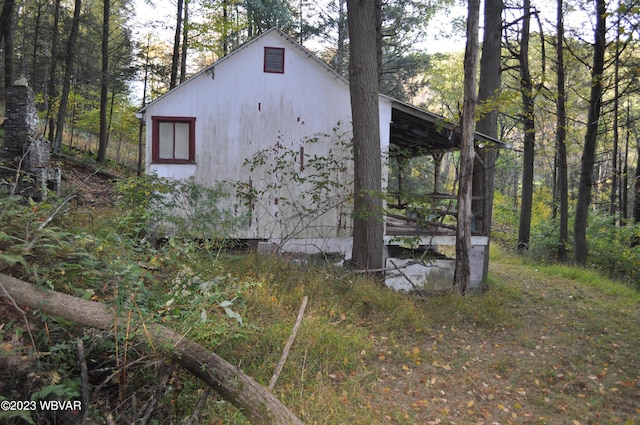 view of home's exterior