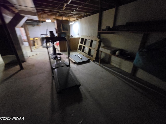 4316 Pine Mountain Rd, Jersey Shore, PA 17740 - unfinished basement with carpet floors